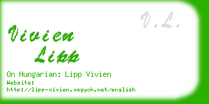 vivien lipp business card